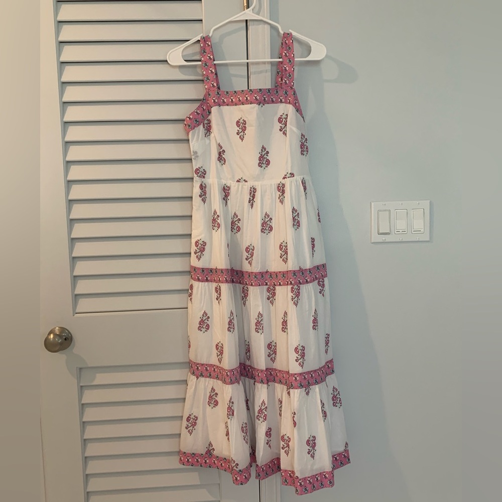 J.Crew Factory Block Print Sundress